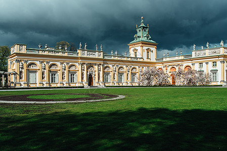 华沙威拉诺的古老宫殿,公园建筑图片