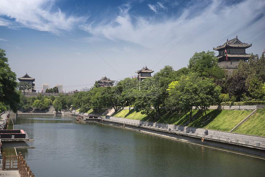 西安城墙中国建筑的最大纪念碑图片