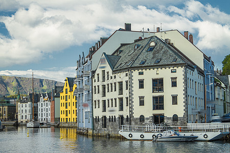 阿莱松德挪威峡湾的个城市图片