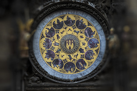 布拉格的天文钟捷克共国图片
