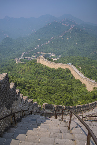 中国长城山脉的景色图片