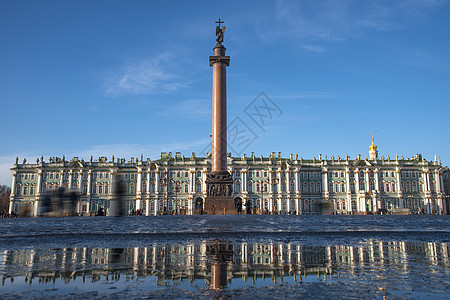 冬宫博物馆彼得堡的冬宫俄罗斯背景