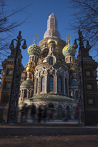 彼得堡基督复活大教堂图片
