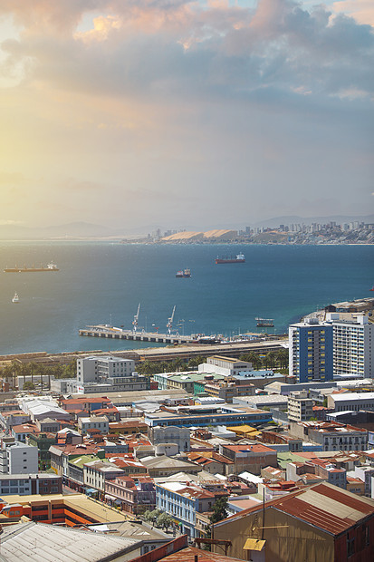 瓦尔帕莱索智利的个港口城市图片