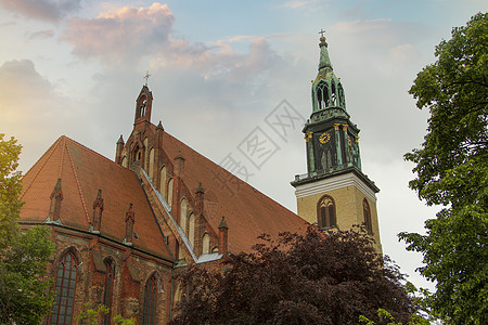 柏林的老玛丽教堂德国欧洲图片