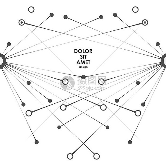 几何抽象连接线点几何抽象连接线点图片