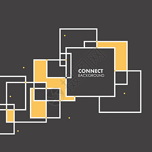 重叠的正方形背景矢量插图重叠正方形背景图片