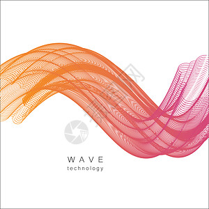 白色背景上的抽象光滑彩色波矢量可用于艺术插图白色背景上的抽象光滑彩色波矢量可以用于艺术插图图片
