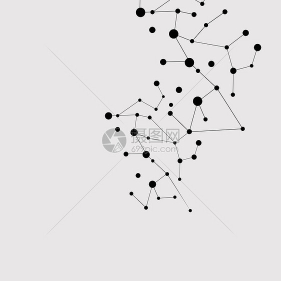 矢量抽象分子连接医学生物学化学技术的技术载体抽象分子连接医学生物学化学技术的技术图片