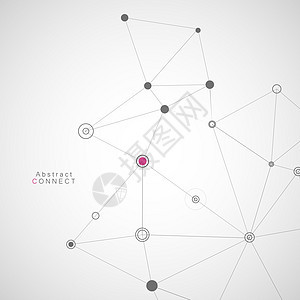 矢量抽象分子连接医学生物学化学技术的技术载体抽象分子连接医学生物学化学技术的技术图片
