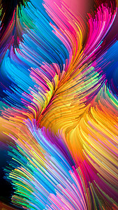 运动系列中的颜色液体涂料图案的背景成,以创意想象力为,用作屏幕设备的壁纸图片