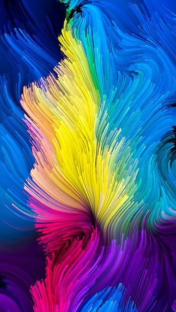 由液体油漆图案制成,适合创造力想象力上的布局,用作屏幕设备的壁纸