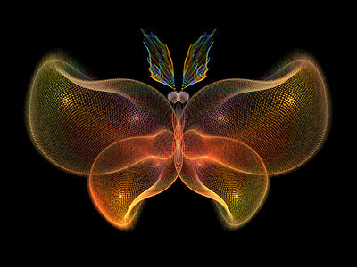 来蝴蝶系列孤立蝴蝶图案的背景涉及科学想象力创造力图片