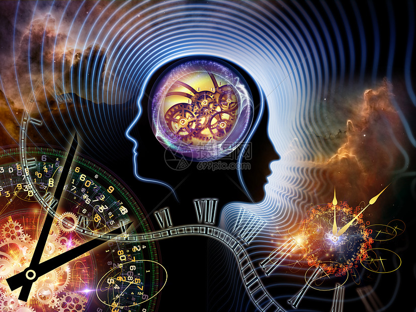 人类特征线符号元素的背景涉及人类的思想意识想象力科学创造力