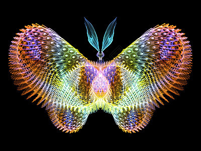 来蝴蝶系列由蝴蝶图案成的背景,适合科学想象力创造力项目中用图片