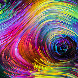 运动系列中的颜色以液体涂料图案为的抽象,创意想象力,用作屏幕设备的壁纸图片