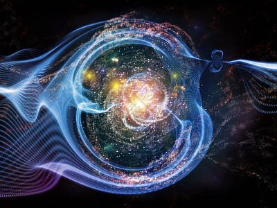 宇宙系列的元素恒星的成适合数学科学教育现代技术项目的背景图片