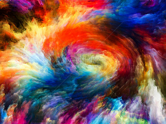 充满活力的彩色壁纸以创造力想象力生命能量为的运动中的绘画自定义背景系列图片