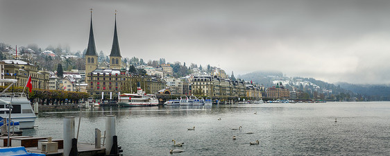 瑞士卢泽恩全景图片