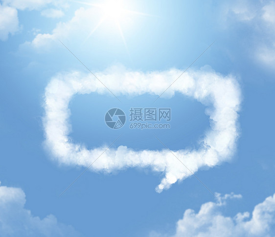 话框形状的Cloudlet图片