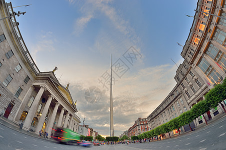 都柏林,爱尔兰中心象征尖塔邮政总局图片
