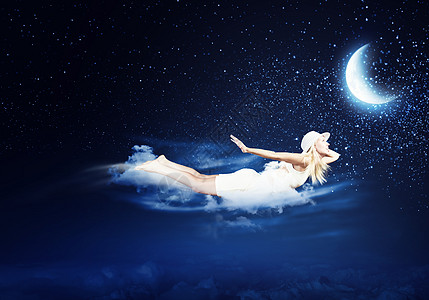长城夜空图片