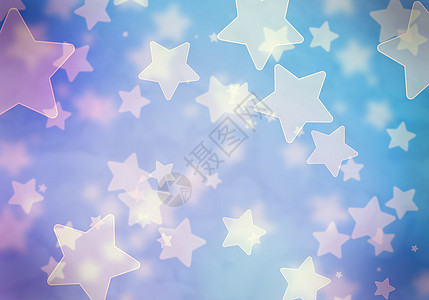 波克灯蓝色恒星灯光光的抽象背景图像图片