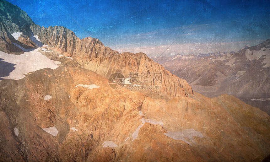 自然景观古老的乡村风格的自然山体景观图片