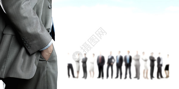 领导理念信心的商人的背景,商业队的背景图片
