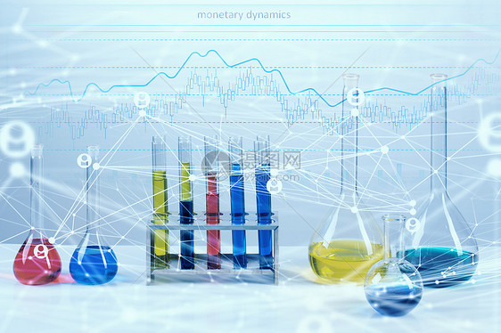 化学生命充满液体的试管的化学图片