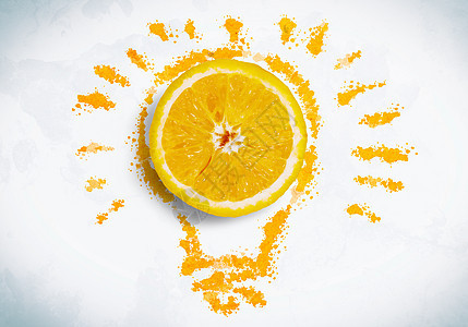 多汁的水果白色背景下橙色的图像图片