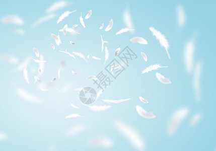 白色羽毛白色羽毛空中飞行的抽象背景图像图片