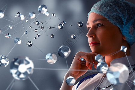 女医生新技术创新技术科学医学的图片
