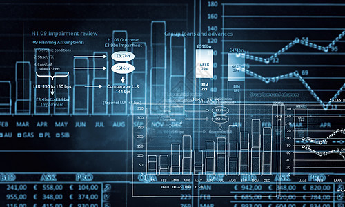 数字背景多媒体图表的背景图像图片