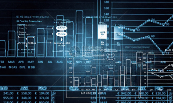数字背景多媒体图表的背景图像图片