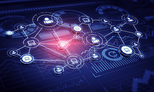 社交网络计划网络社会连接的背景图像图片