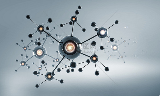 分子链分子链的高科技背景图片