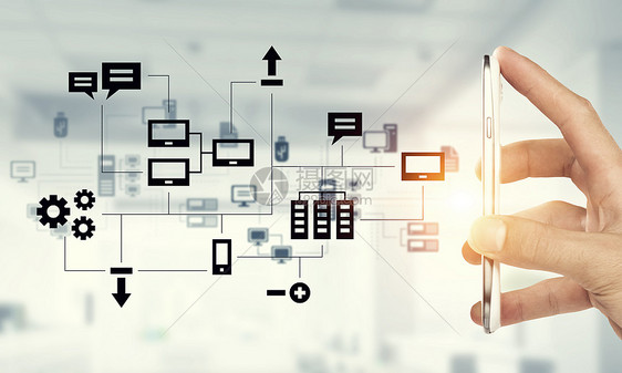 社交媒体云计算智能手机手云计算用户界图片