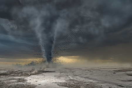 龙卷风素材龙卷风路上强大的巨大龙卷风路上扭曲的图像背景