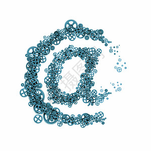 电子邮件齿轮齿轮的电子邮件符号交流图片