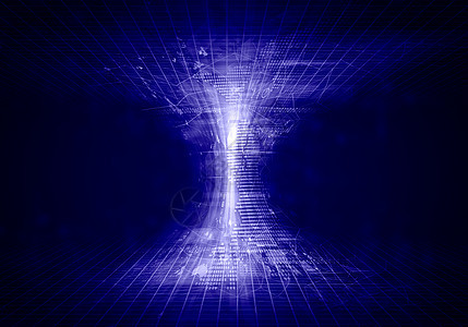 数字背景黑色背景下的蓝色数字漏斗技术图片