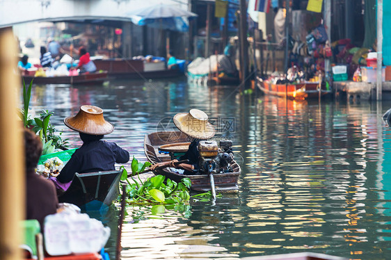 泰国的浮动市场图片