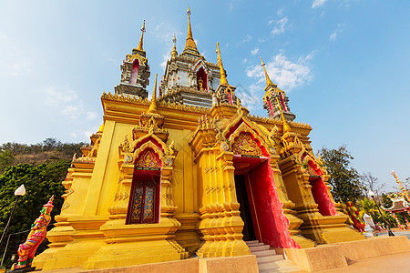 泰国的寺庙背景图片
