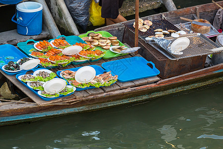 泰国的浮动市场图片