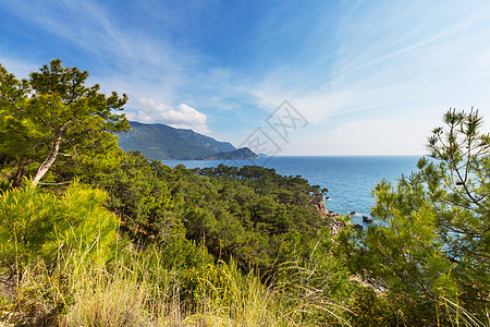 土耳其美丽的海岸线图片