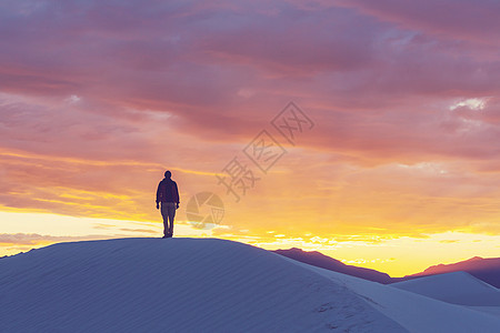帐篷白色沙丘,美国图片