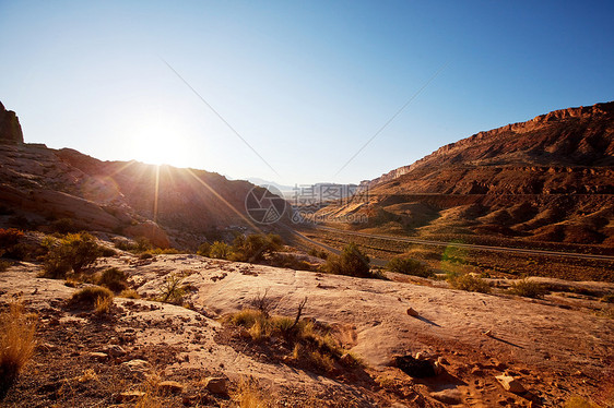 美国风景美国沙漠的美丽景观图片