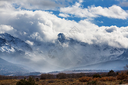 科罗拉多山脉科罗拉多岩石山的山脉景观,科罗拉多州,美国图片