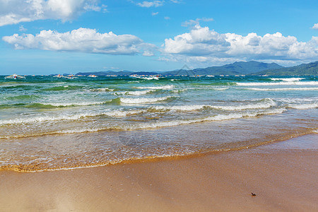 巴拉望令人惊叹的海景海湾山区岛屿,巴拉望,菲律宾图片