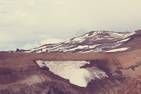 冰岛粗糙的北极地形图片